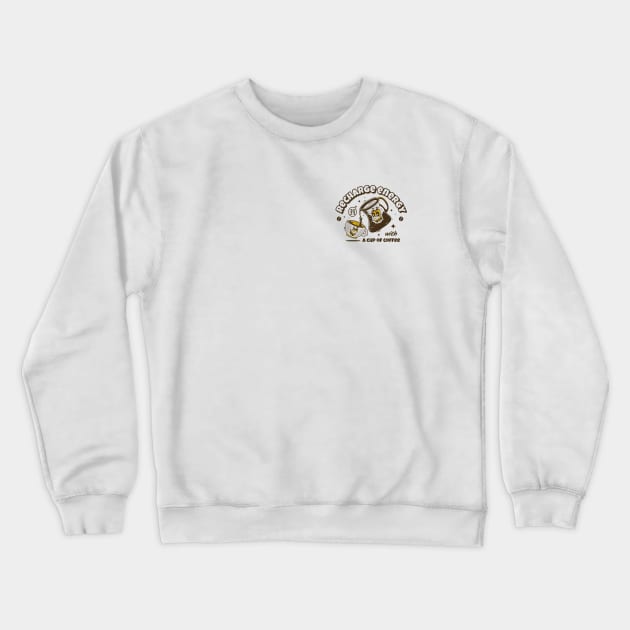 Recharge energy with a cup of coffee Crewneck Sweatshirt by adipra std